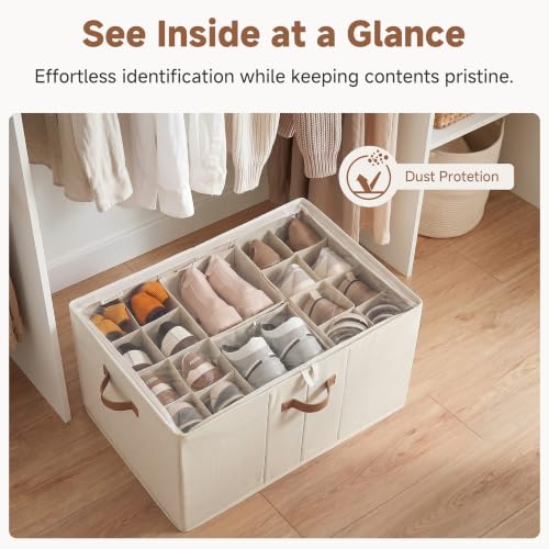 24 Pair Large Closet Shoe Organizer