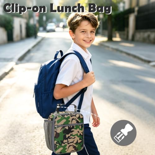 Kids Lunch box Insulated Soft Bag Mini Cooler Back to School Thermal Meal Tote Kit for Girls