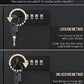100 Position Slotted Key Cabinet with Combination & Key Lock Resettable Black Digital Security Storage Box Steel Key Organizer with Slotted Racks White Key Tag Labels and Permanent Pen