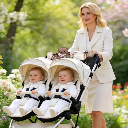Double Stroller Organizer with 2 Cooler Pockets (16 liter(s))