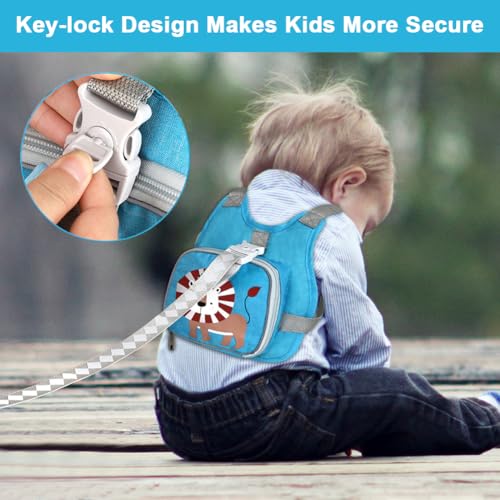 Toddler Harness Leash+ Anti Lost Wrist Link