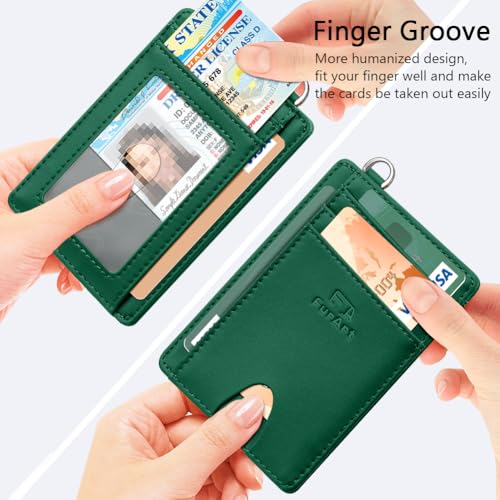 Slim Minimalist Wallet RFID Credit Card Holder for Men