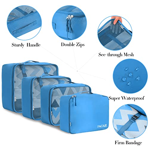 8 Set Packing Cubes Luggage Packing Organizers for Travel Accessories