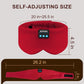 Sleep Mask Bluetooth 5.4 Headphones Soft Wireless Headband Eye Mask Blackout with Microphone (Red)