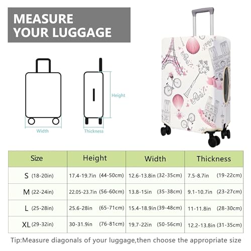 Travel Luggage Cover Suitcase Protector Fits 18