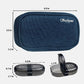 Weekly Travel Pill Organizer 2 Times a Day AM PM Black Pill Box