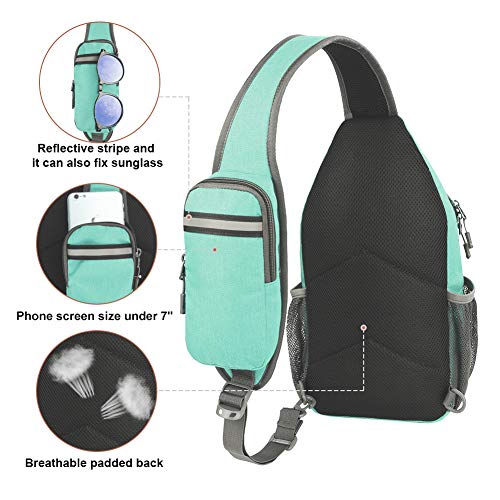 Crossbody Sling Backpack Sling Bag Travel Hiking Chest Bag Daypack
