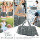 Quilted Travel Duffle Bag Gym Bag for Women