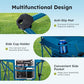 2 Pack Folding Camping Chair with Cooler Bag & Lumbar Support (2 Count)