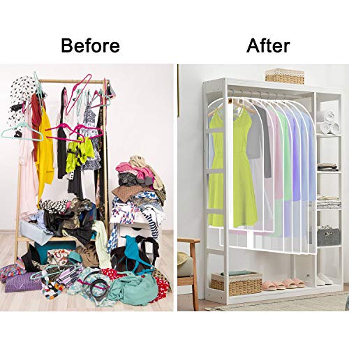 12 Pack Breathable Clothes Covers with Zip