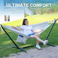 Double Hammock with Stand for Outside