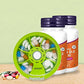 4PCS INVODA Weekly Pill Organizer 7 Compartment Rotating Pill Box for Daily (8 Count)
