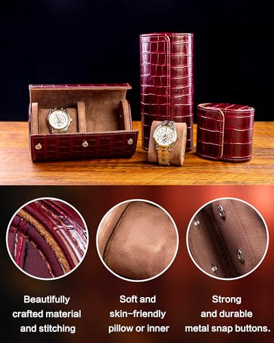 2 Watch Travel Case
