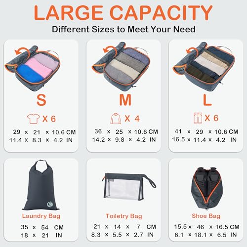 Compression Packing Cubes for Travel