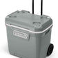 Coleman Classic Series Insulated Portable Rolling Cooler with Wheels, Leak-Resistant Outdoor Hard Cooler Keeps Ice up to 5 Days, 65-Quart