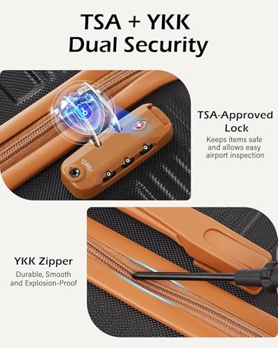 Luggage Sets with Spinner Wheels (6 Count)