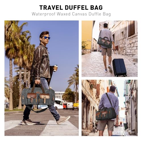Waxed Canvas Duffle Bag
