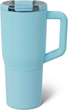 BrüMate Müv - 25oz 100% Leak Proof Insulated Coffee Mug with Handle & Lid - Stainless Steel Coffee Travel Mug - Double Walled Coffee Cup (Glacier)