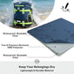 30/40/55L Waterproof Dry Backpack & Phone Case - 2XL Floating Dry Bag for Kayaking, Travel, Hiking, Fishing, Camping, Motorcycles & Beach, Heavy-Duty Roll Top Men/Women (Navy Blue/Black/Green)