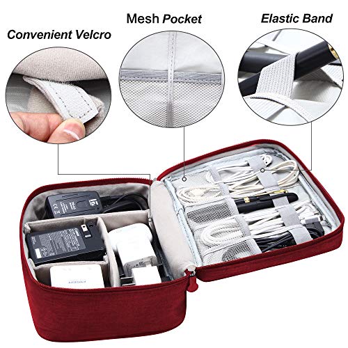 Electronics Organizer Travel Universal Cable Organizer Bag Waterproof Electronics Accessories Storage Cases for Cable