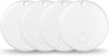 Air Tracker Tags-4 Pack Tracker Tag Work with Apple Find My (iOS 14.6 Above Only) Smart Tag Item Finders for Key, Luggage, Backpack，etc. (White, 4 Pack)