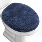Microfiber Elongated Toilet Seat Cover 19.5"x 15" Machine Washable