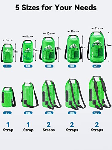 Dry Bag Waterproof Backpack with Phone Case