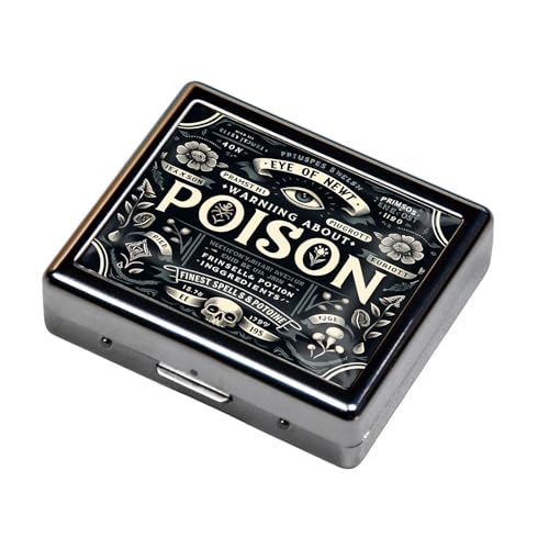 Cute and Portable Metal Pill Organizer (8 Count)