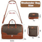 Weekender Bag for Women 21.5" Travel Duffel Large Carry On Bag 3PCS (3 Count)