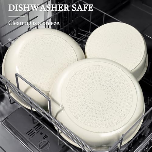 Non Stick Frying Pans Set Removable Handle