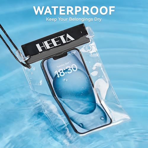 5 Pack Clear Waterproof Dry Bag Pouch (5 Count)
