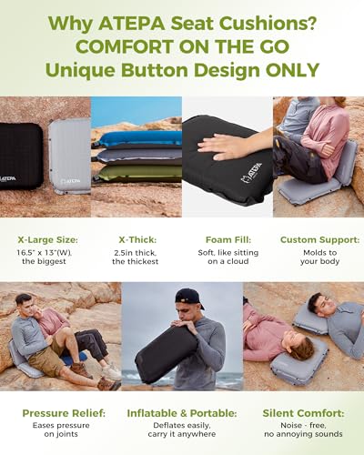 Inflatable Seat Cushion (2 Count)