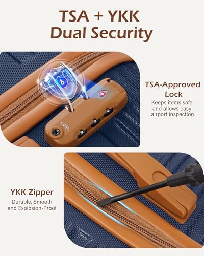 Luggage Sets with Spinner Wheels (3 Count)