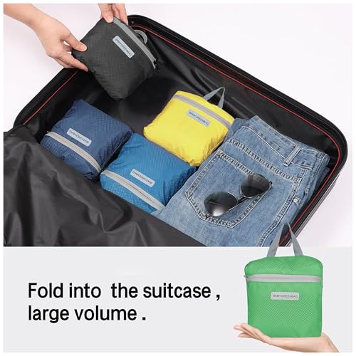 35L Foldable Waterproof Backpack For Outdoor Sports With Inside Wet Clothes Compartment Packable For Multiple Uses Ultra Lightweight Ideal For Hiking Men And Women Travel