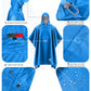 Hooded Rain Poncho Packable Waterproof Unisex Raincoat with Pocket