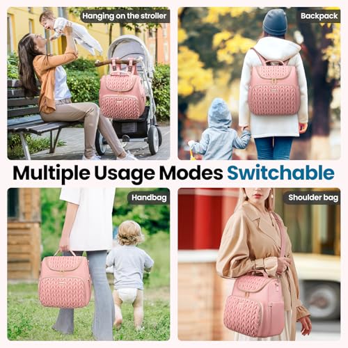 4 in 1 Convertible Diaper Bag Backpack