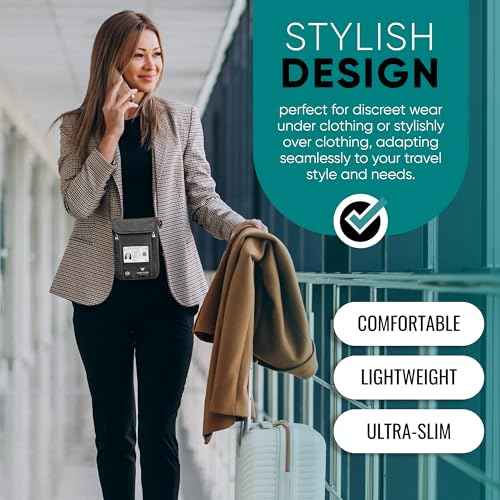 Ultra Slim Comfort Neck Wallet & Passport Holder