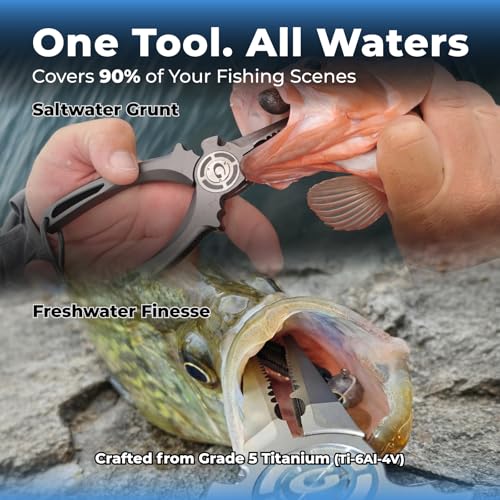 Fishing Pliers Saltwater with Side Cutters