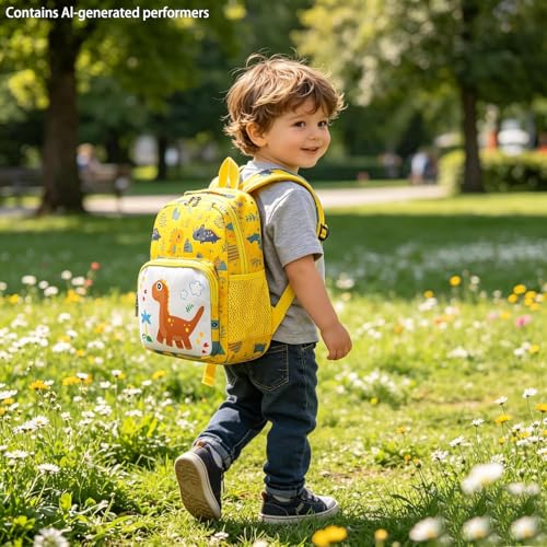 Little Kids Cartoon Backpack For 3