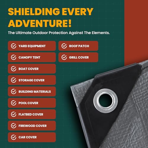 Tarp Cover Silver (46.5001 Sq Ft)