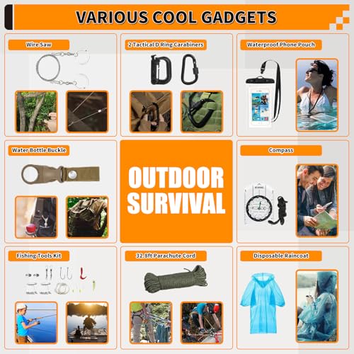 Survival Kit Gifts for Men Women Teen Boys