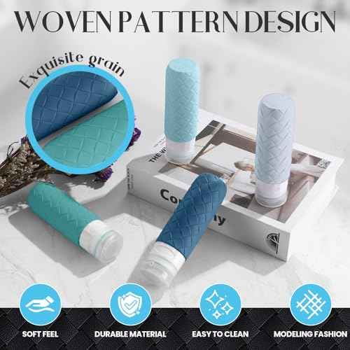 Travel Bottles for Toiletries (4 Count)