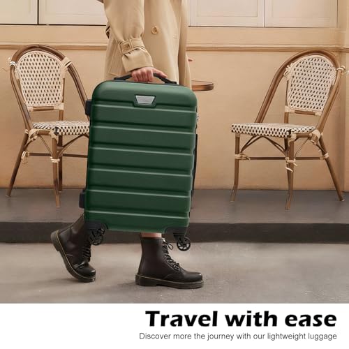 Luggage Set Lightweight Durable Hardshell (3 Count)