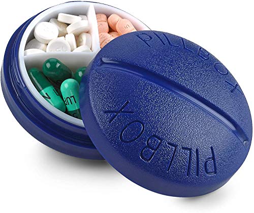 Pill Box Round for Travel