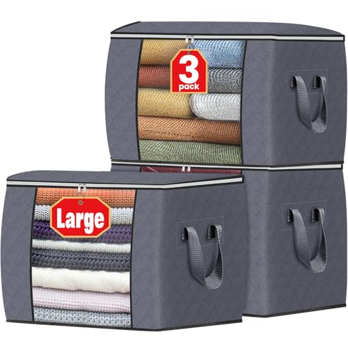90L Clothes Storage (3 Count)