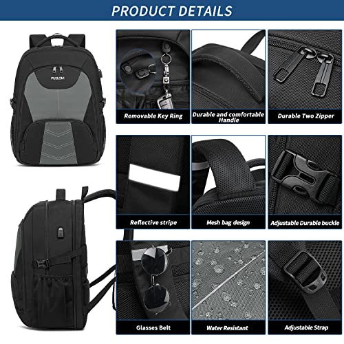 Extra Large Travel Laptop Backpack for Men 55L