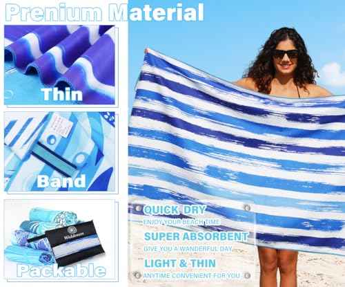 Microfiber Beach Towel (4 Count)