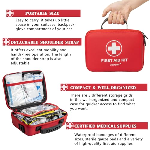 First Aid Kit 340 Piece (340 Count)