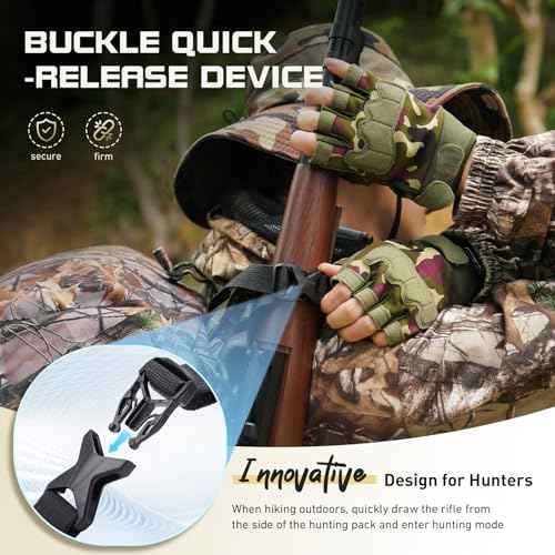 Hunting Backpack with Buckle Quick