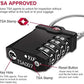 ZHEGE TSA Luggage Locks, Zipper Lock with Inspection Indicator, 4 Digit Cable Lock with 5.5 Inch Flexible Cable for Suitcase, Backpack, Baggage, Gym Locker, Toolbox (2 Pack, Black and Silver)